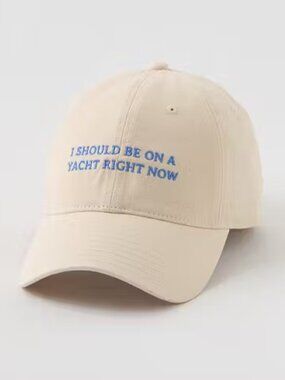 OFFLINE By Aerie Baseball Hat - I Should Be On A Yacht NEW